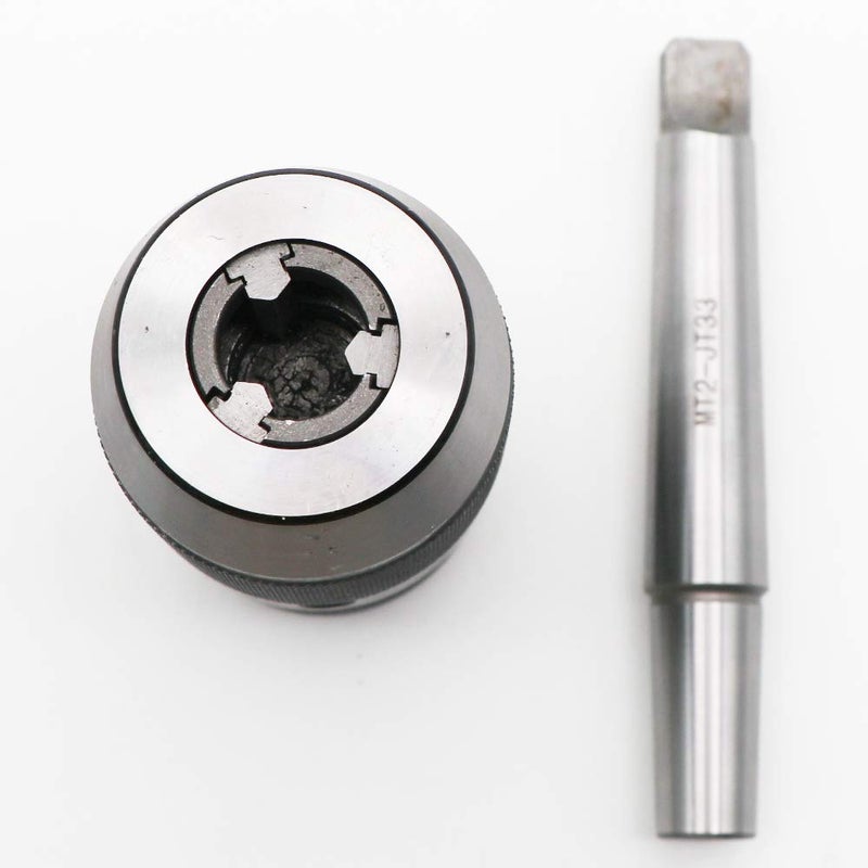 KIPA 1/32"- 5/8" Super Heavy Duty Drill Press Chuck Keyless JT33 Mount & MT2-JT33 Drill Chuck Arbor, High-Precision - Image 3